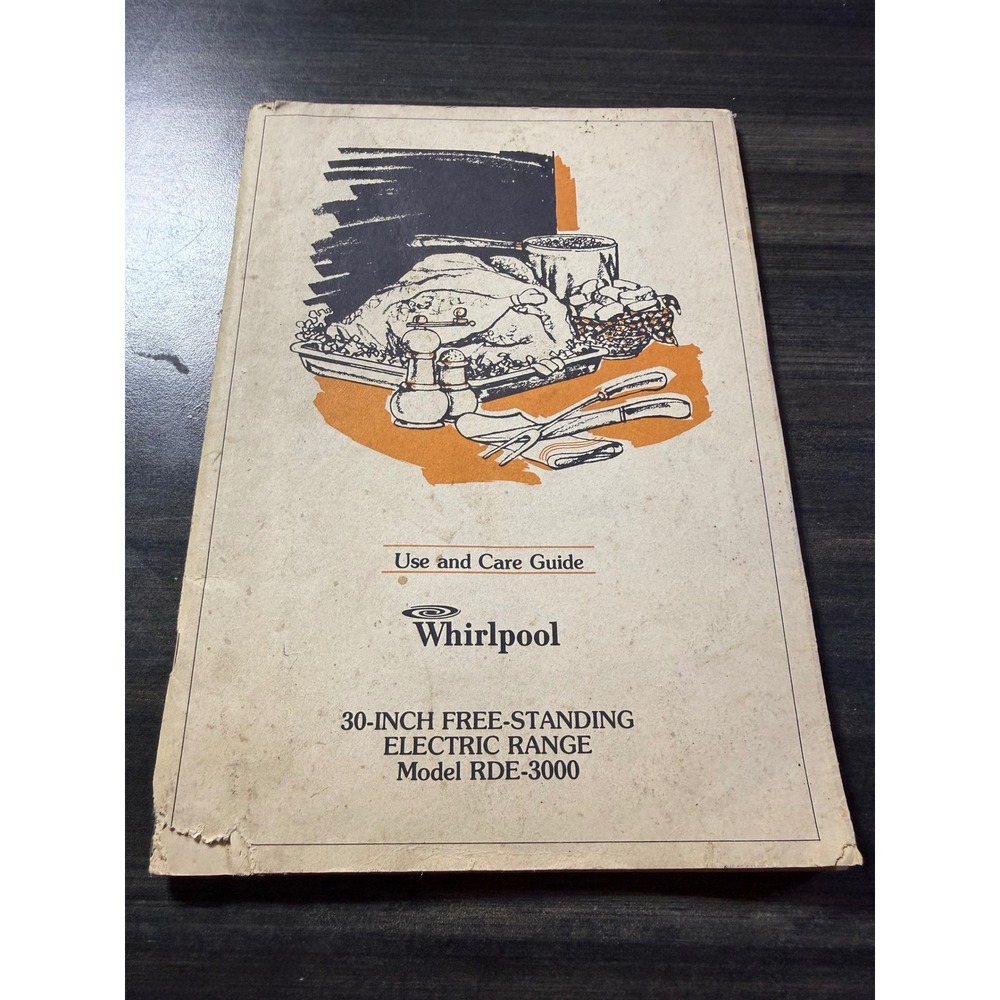 Vintage Whirlpool 30-Inch Free-Standing Electric Range Model RDE-3000 Manual